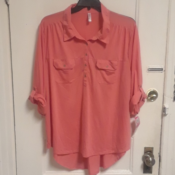 Xhilaration Tops - Xhilration Collar shirt 3